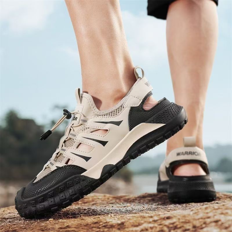 Damen Sportliche Outdoor-Sandalen mit atembraumsaktivem Obermaterial und rutschfester Sohle Drune