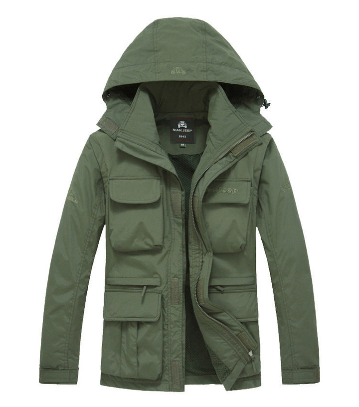 Herren Funktionale Outdoorkombination Jacke Drune