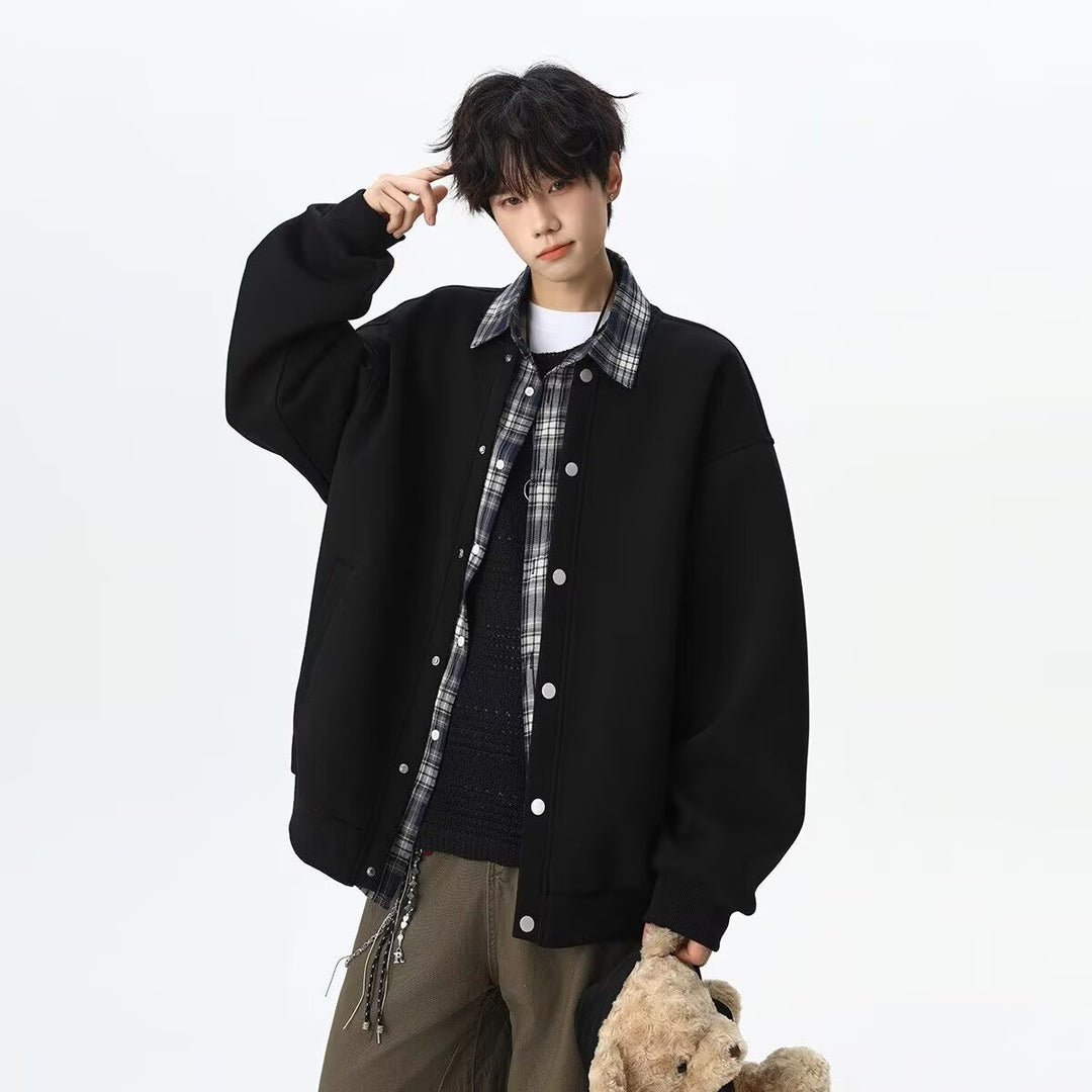 Herren Urbanes Oversized Sweatshirt Drune