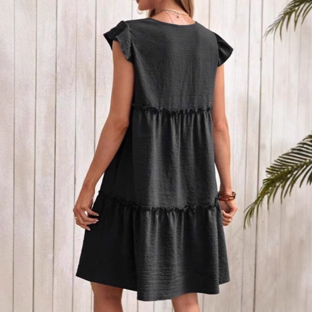 Damen lässiges Sommerkleid Drune