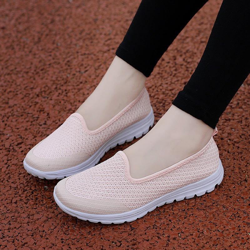 Damen nan ergonomisch geformte Komfort-Slipper mit atmungsaktivem Netzgewebe-Obermaterial und gedämpfter Laufsohle Drune