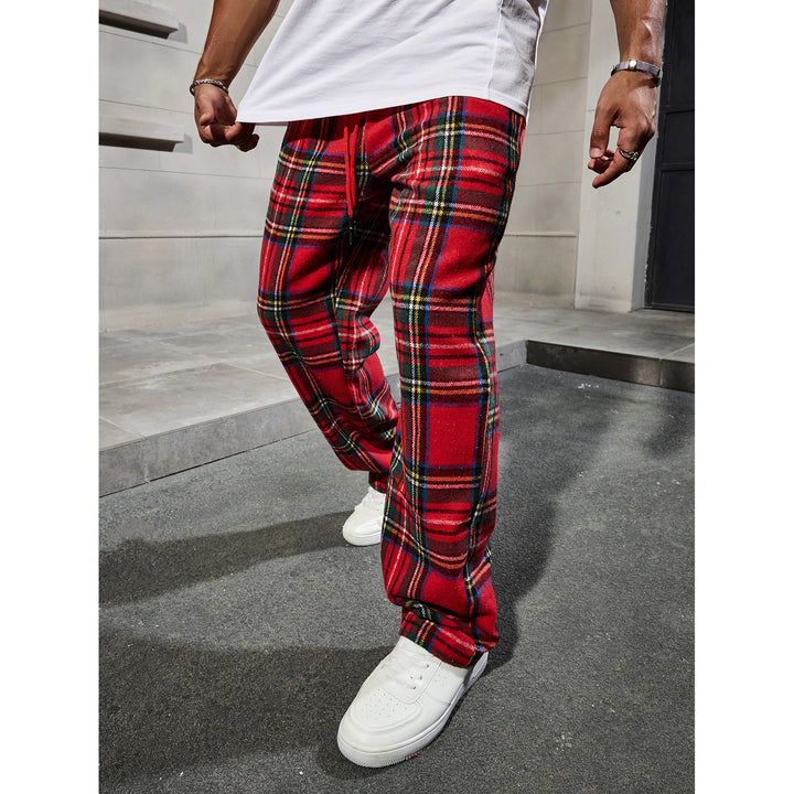 Herren Karierte Freizeithose Drune