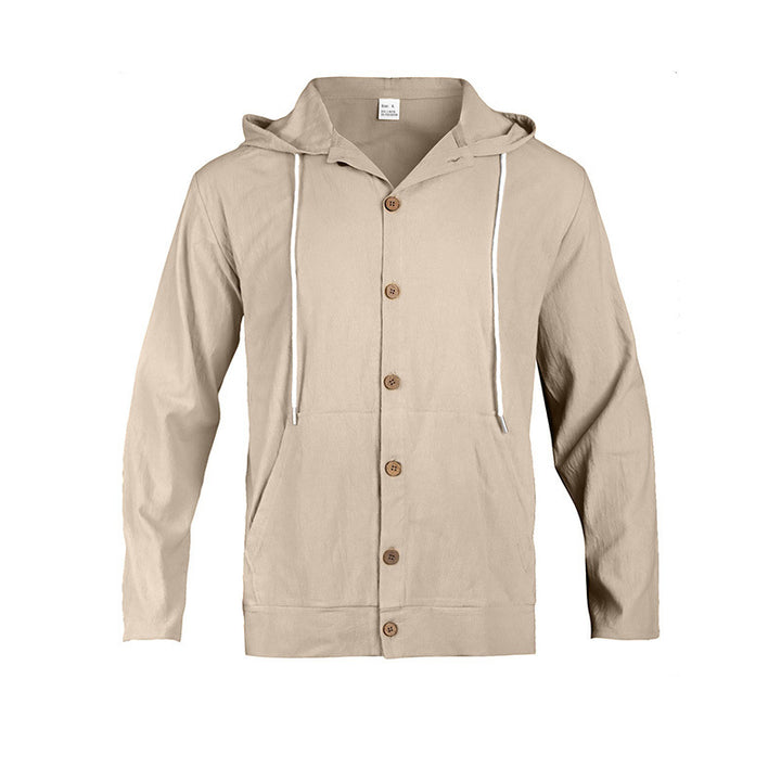 Herren Leichte Kapuzenjacke mit praktischen Taschen Drune