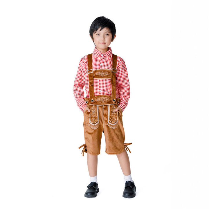 Jungen Trachten-Shorts mit eleganten Stickereien Drune