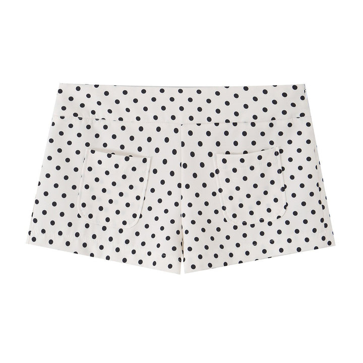 Damen Bluse mit Stehkragen, Taillengürtel und Brusttaschen Drune