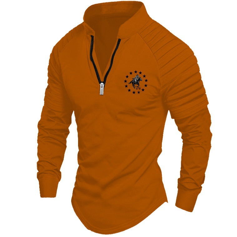 Herren Sportlicher Pullover mit elegantem Reißverschluss und praktischen Details Drune
