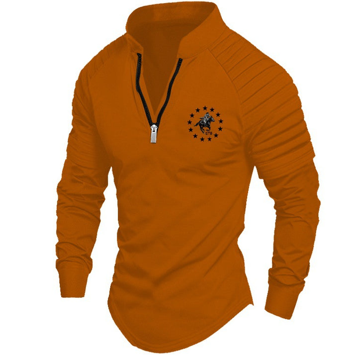 Herren Sportlicher Pullover mit elegantem Reißverschluss und praktischen Details Drune