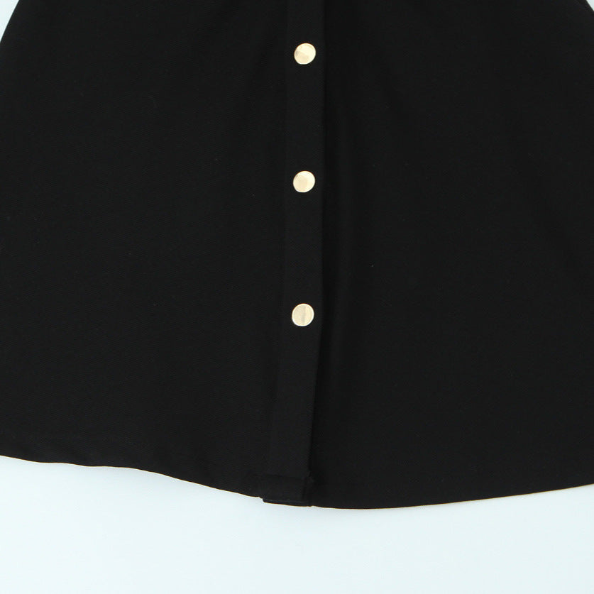 Damen Hemdblusenkleid mit Zierknopfleiste, Brusttaschen und Taillenraffung Drune