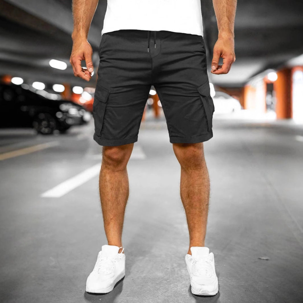 Herren multifunktionale Cargo-Shorts mit praktischen Seitentaschen Drune