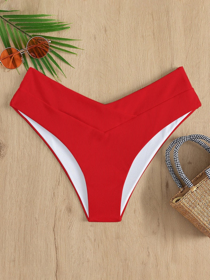 Damen Hochgeschnittenes Bikini-Höschen Drune
