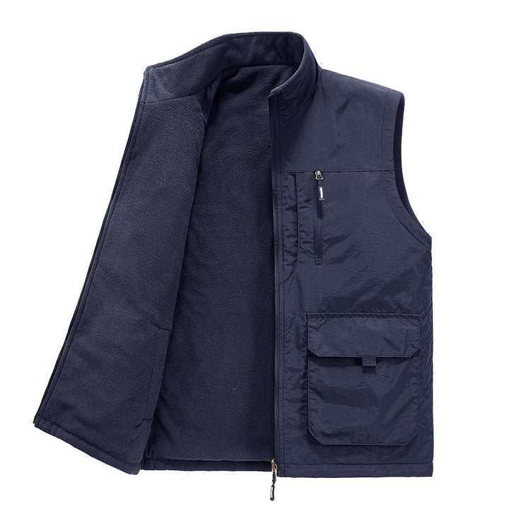 Herren Utility-Fleeceweste mit windabweisender Nylon-Außenlage Drune