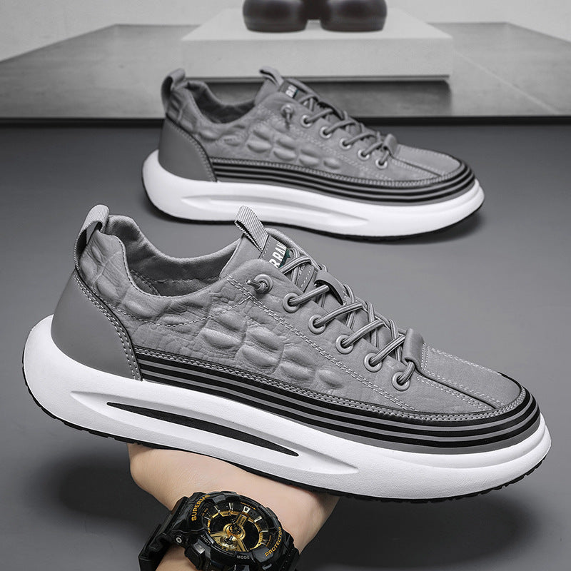 Herren Urbaner Chunky-Sneaker mit gestreifter Zwischensohle und gepolsterter Fersenkappe Drune