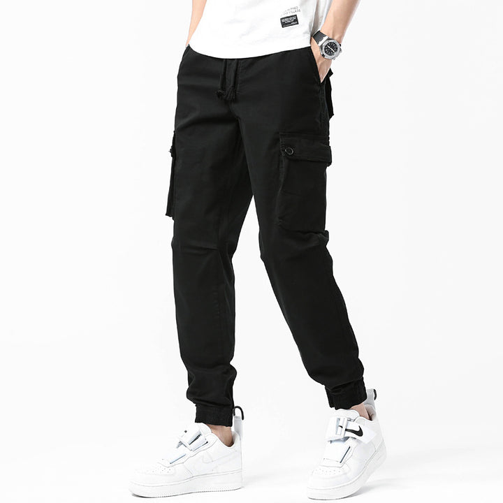 Herren Urban-Utility Cargohose im Joggerstil mit raffiniertem Taschenkonzept Drune