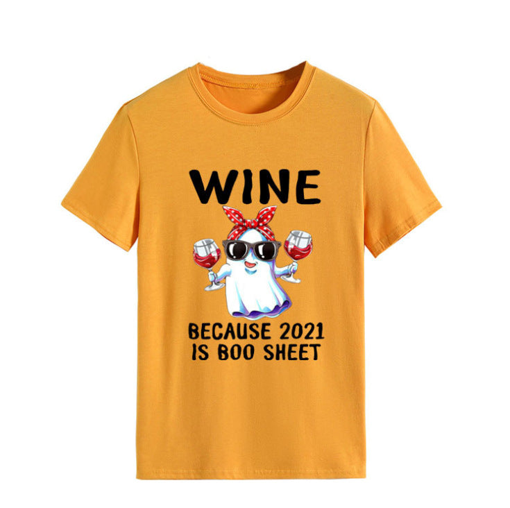 Damen Verspielt Geist-Themen Grafik T-Shirt Drune