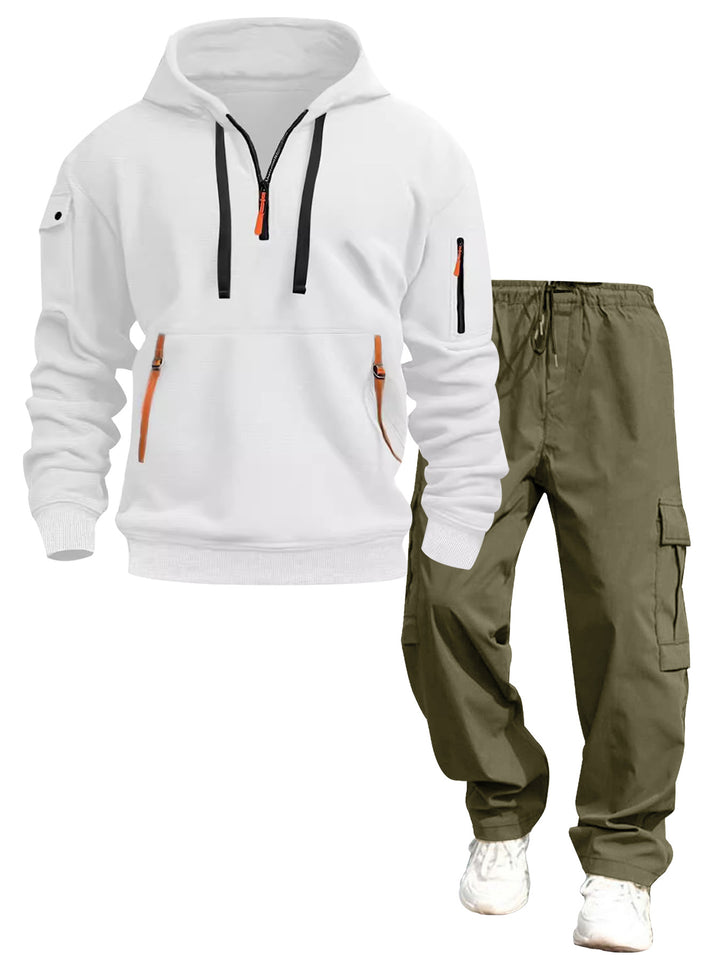 Herren lässiger Kapuzenpullover und Jogginghose Drune