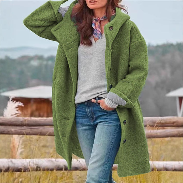 Damen oversized Freizeitmantel mit modischem Schnitt Drune