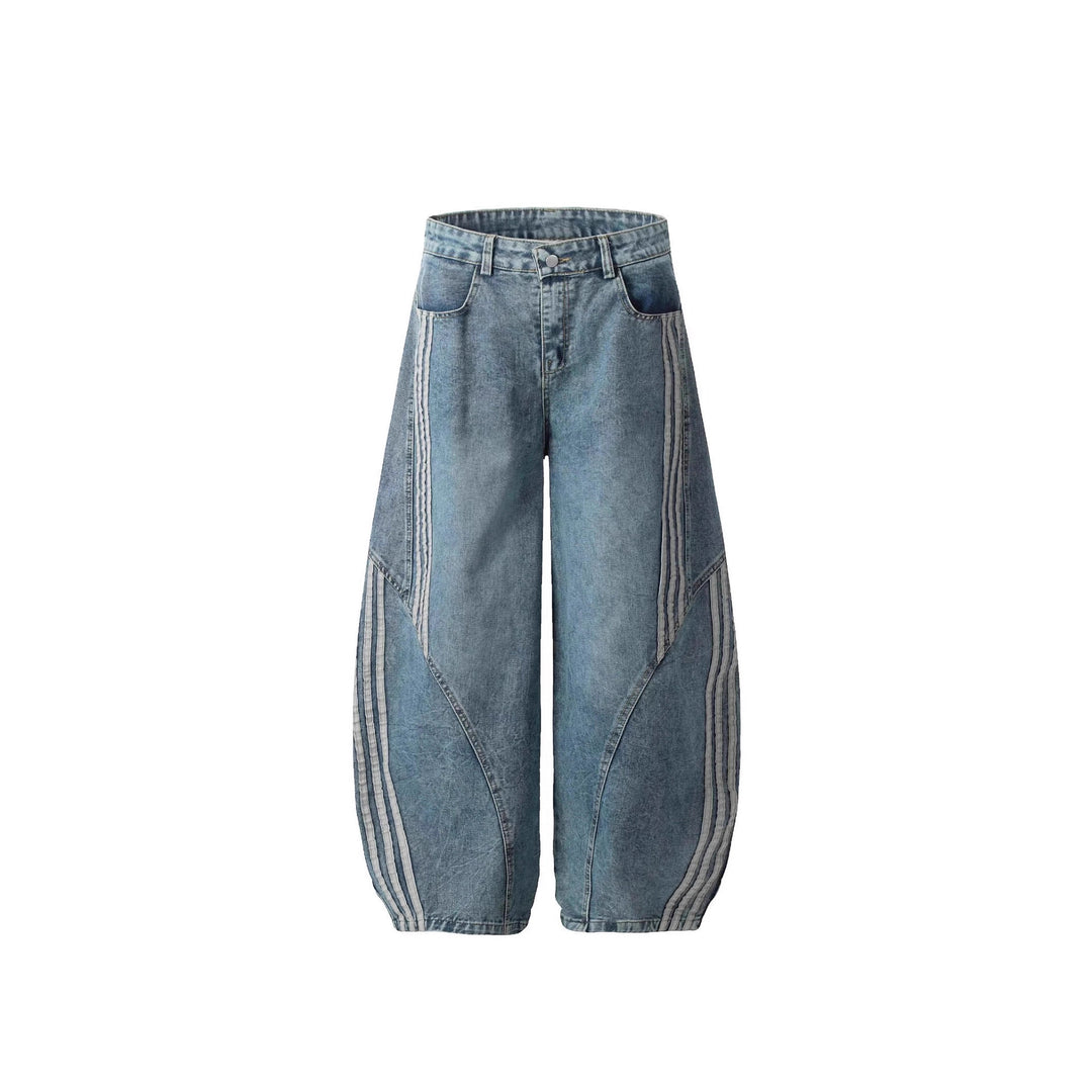 Damen Modische Weitbein-Jeans Drune