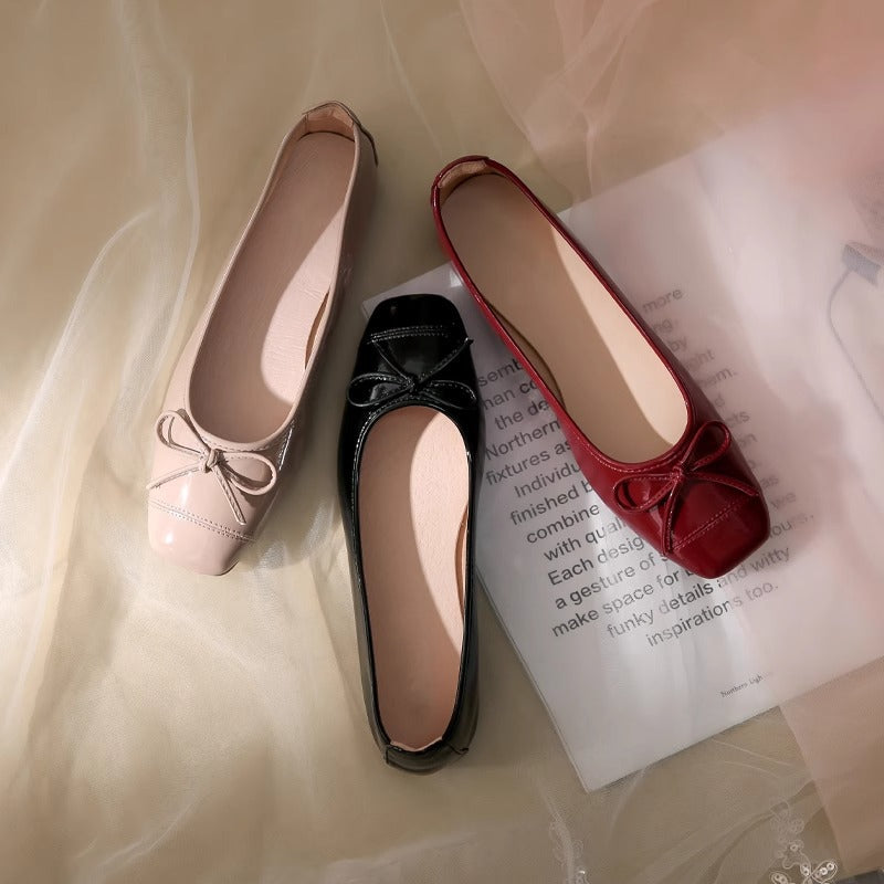 Damen Ballerinas mit elegantem Schleifen-Design und komfortablem Fußbett Drune