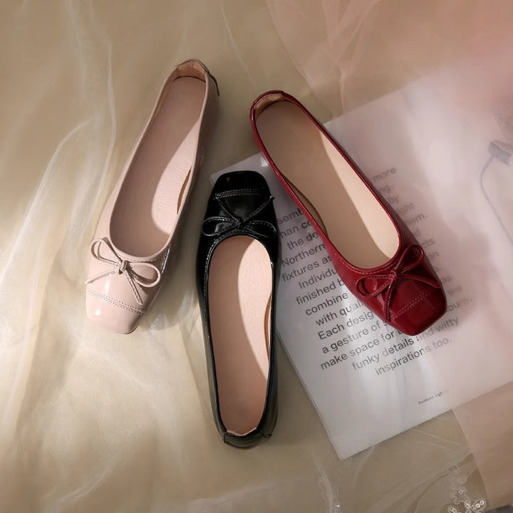 Damen Ballerinas mit elegantem Schleifen-Design und komfortablem Fußbett Drune
