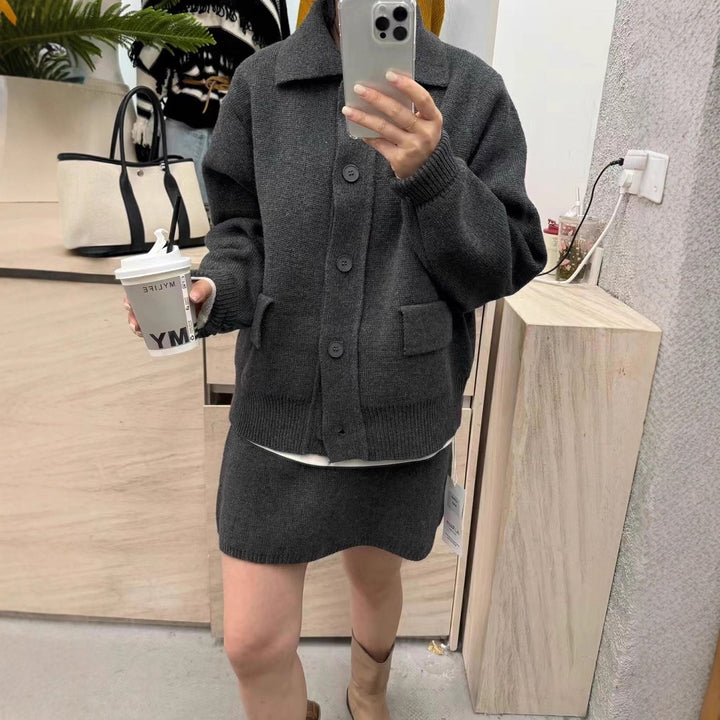 Damen Strickjacke mit praktischen Taschen und modernem Schnitt Drune