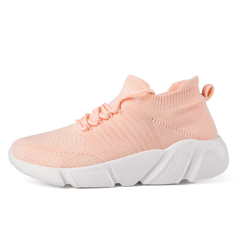 Herren nan sockenähnliche Strick-Sneaker mit nahtlosem Obermaterial und gedämpfter EVA-Plateausohle Drune