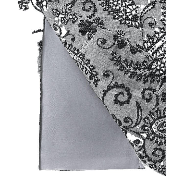 Herren Taillierte Anzugweste mit Paisley‑Jacquard und V‑Ausschnitt Drune