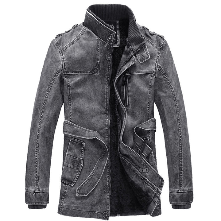 Herren Utility-Parka mit Teddyfutter und Stehkragen Drune