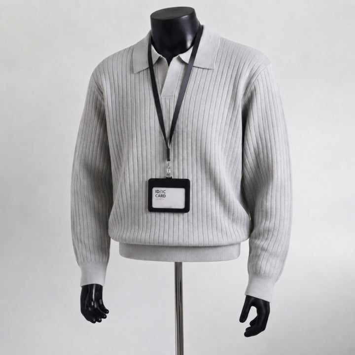 Herren Strukturierter Pullover Drune