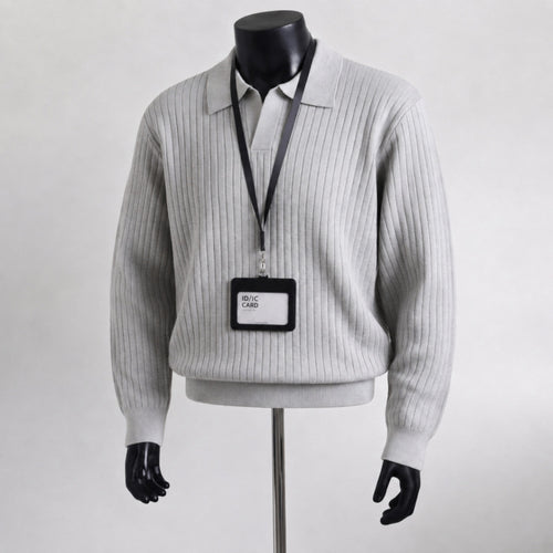 Herren Strukturierter Pullover Drune