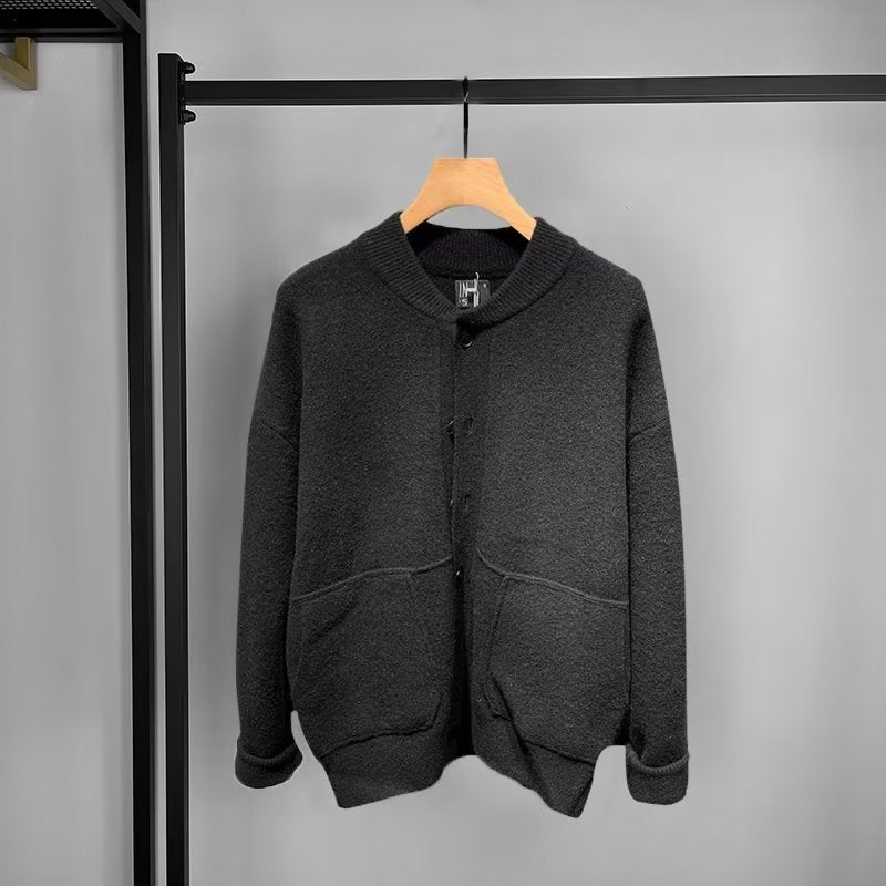 Damen Bequemer Cardigan mit Knopfleiste und Taschen Drune