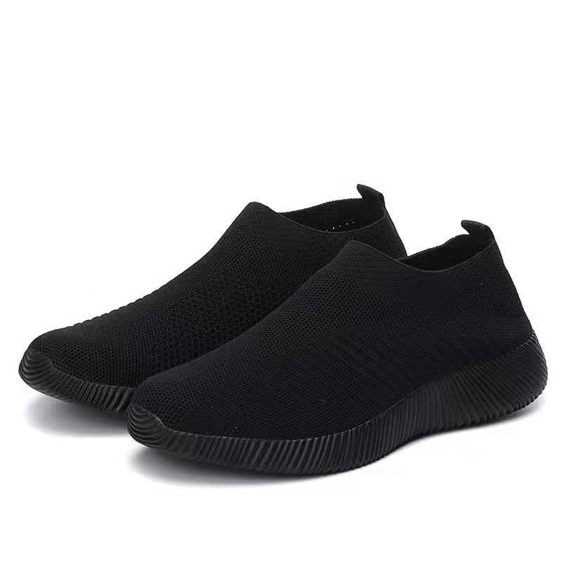 Damen luftige Slip-On Sneakers mit atmungsaktivem Design Drune