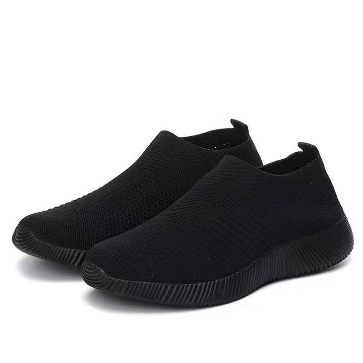 Damen luftige Slip-On Sneakers mit atmungsaktivem Design Drune