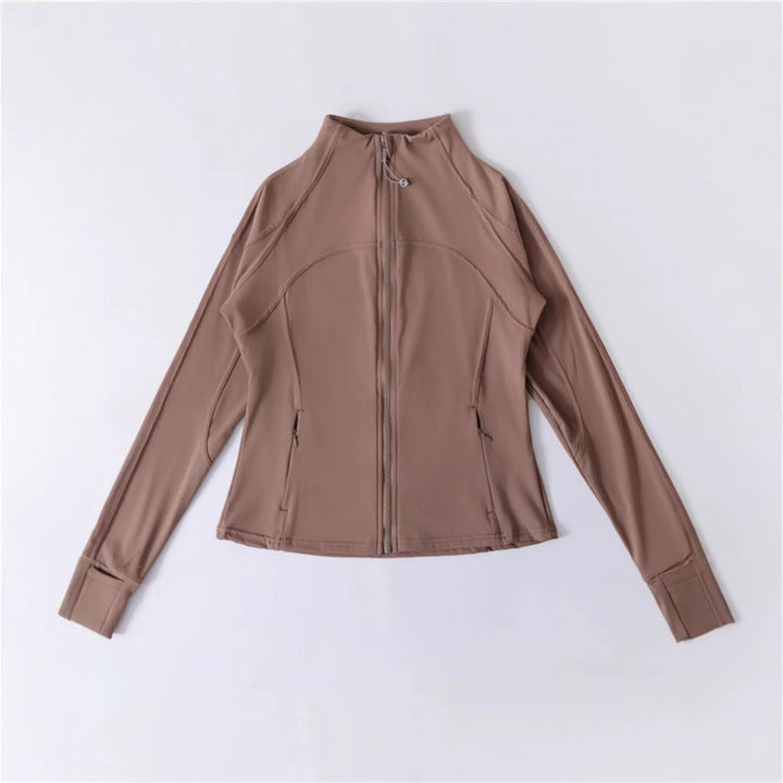 Damen Sportliche Funktionsjacke mit hohem Kragen Drune