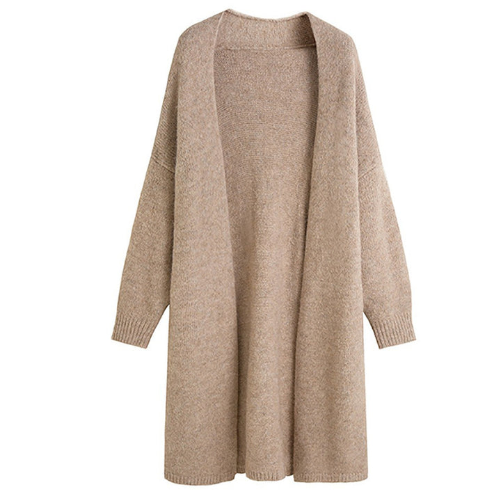 Damen Langer Strickcardigan Drune