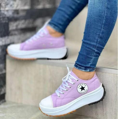 Damen Sneaker mit trendigem Neonprofil und sportlichem Design Drune