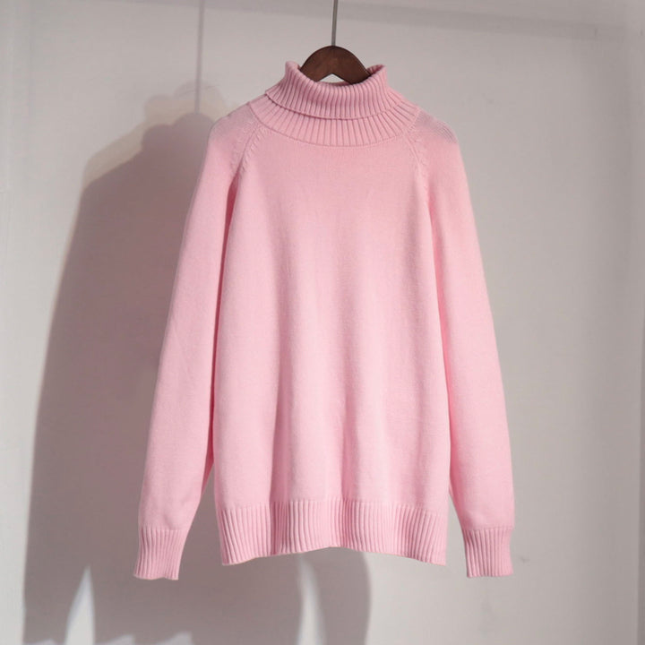 Damen Feinstrickpullover mit hohem Kragen Drune