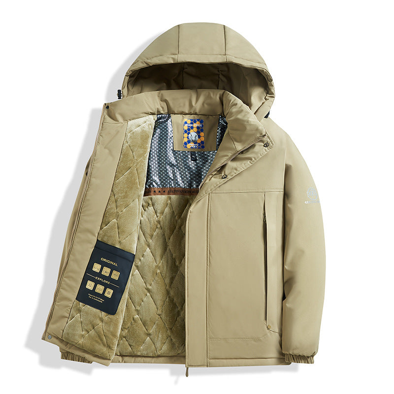 Herren Multifunktionale und warme Steppjacke Drune
