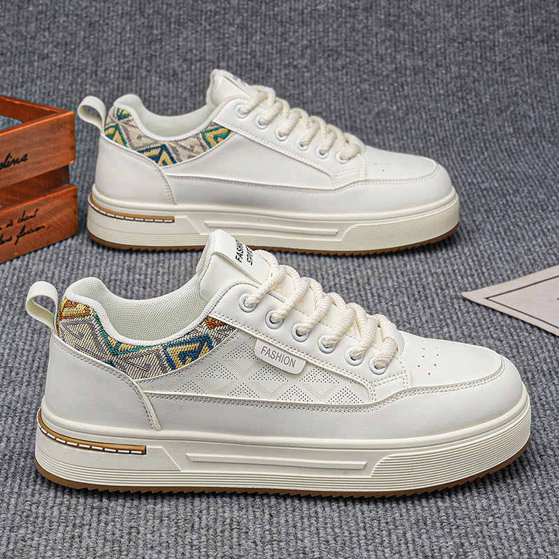Damen Plateau-Sneaker mit Zierstickerei und gepolsterter Komfortsohle Drune