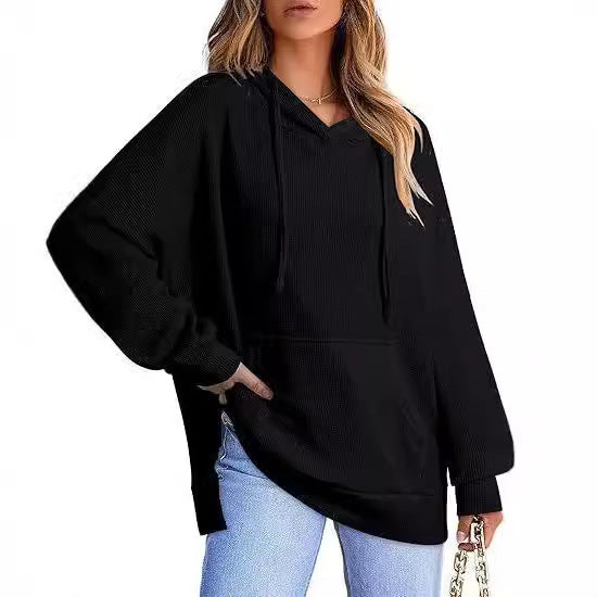Damen Oversized Kapuzenpullover Drune