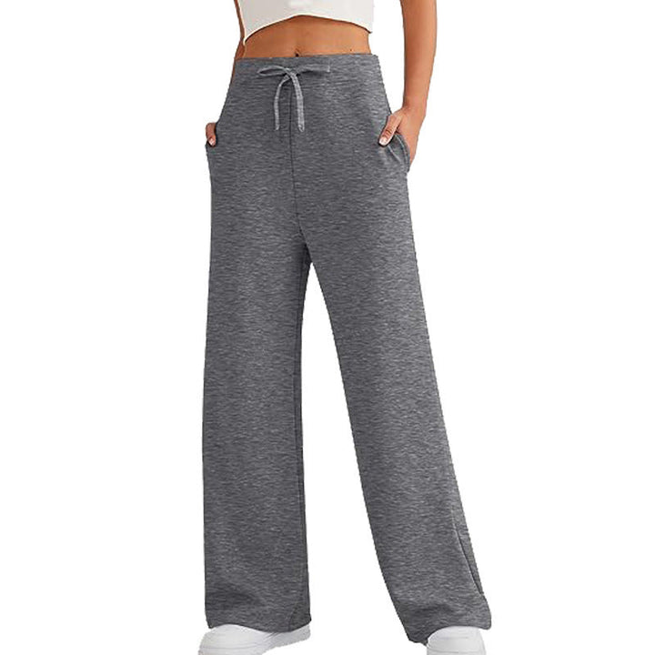 Damen Weite Freizeit-Hose mit elastischem Bund und praktischen Taschen Drune