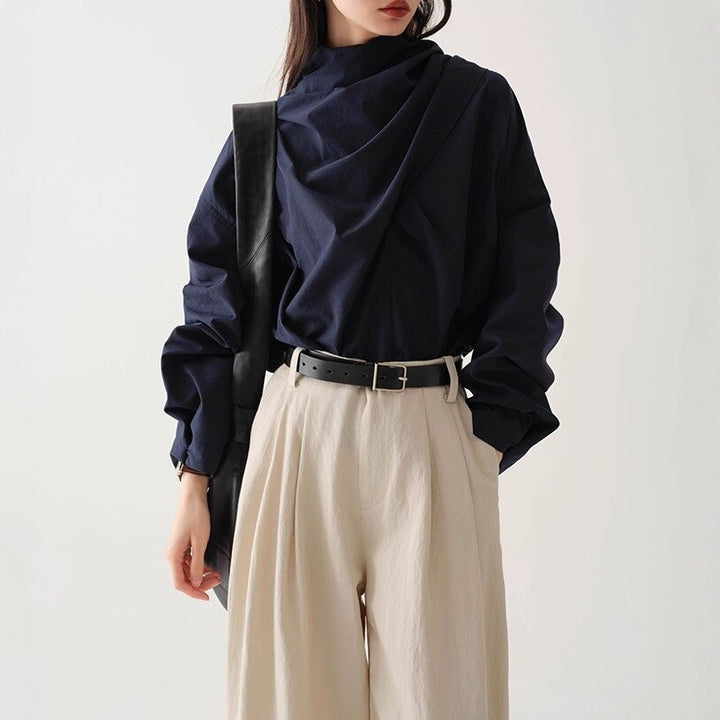Damen Innovative Oversized Bluse Drune