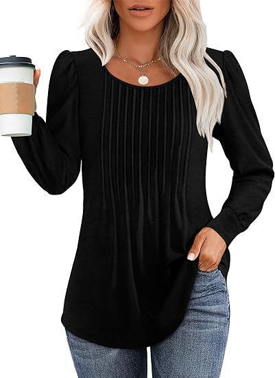 Damen Elegantes und lässiges Shirts mit Rüschendetails Drune