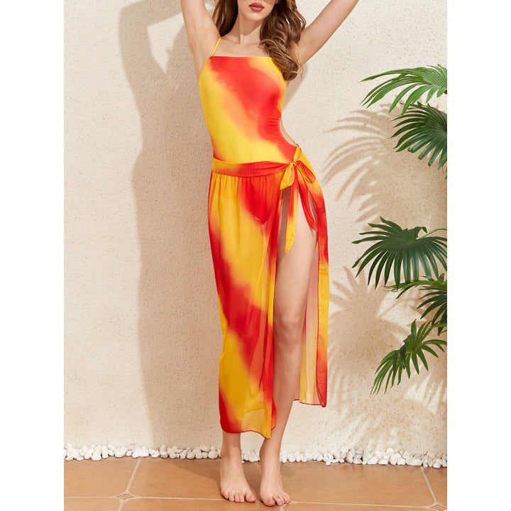 Damen Sommerliche Strandkleid Drune
