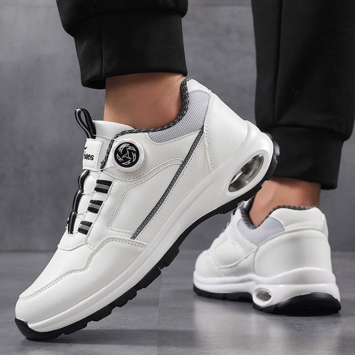 Herren nan sportlicher Freizeit-Sneaker mit Luftkapsel-Fersendämpfung, stufenlosem Klickverschluss und viskoelastischem Fußbett Drune