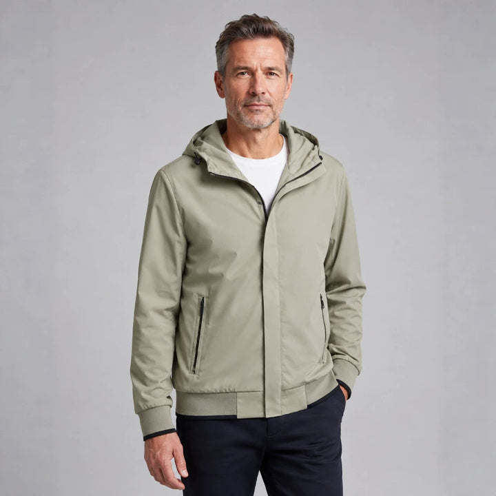 Herren Leichte Übergangsjacke mit Kapuze Drune
