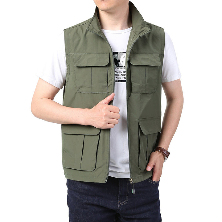 Herren Vielseitige Cargo-Weste Drune