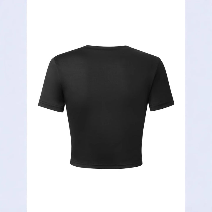 Damen T-Shirt mit stylischem Sternmotiv und Leo-Print Drune