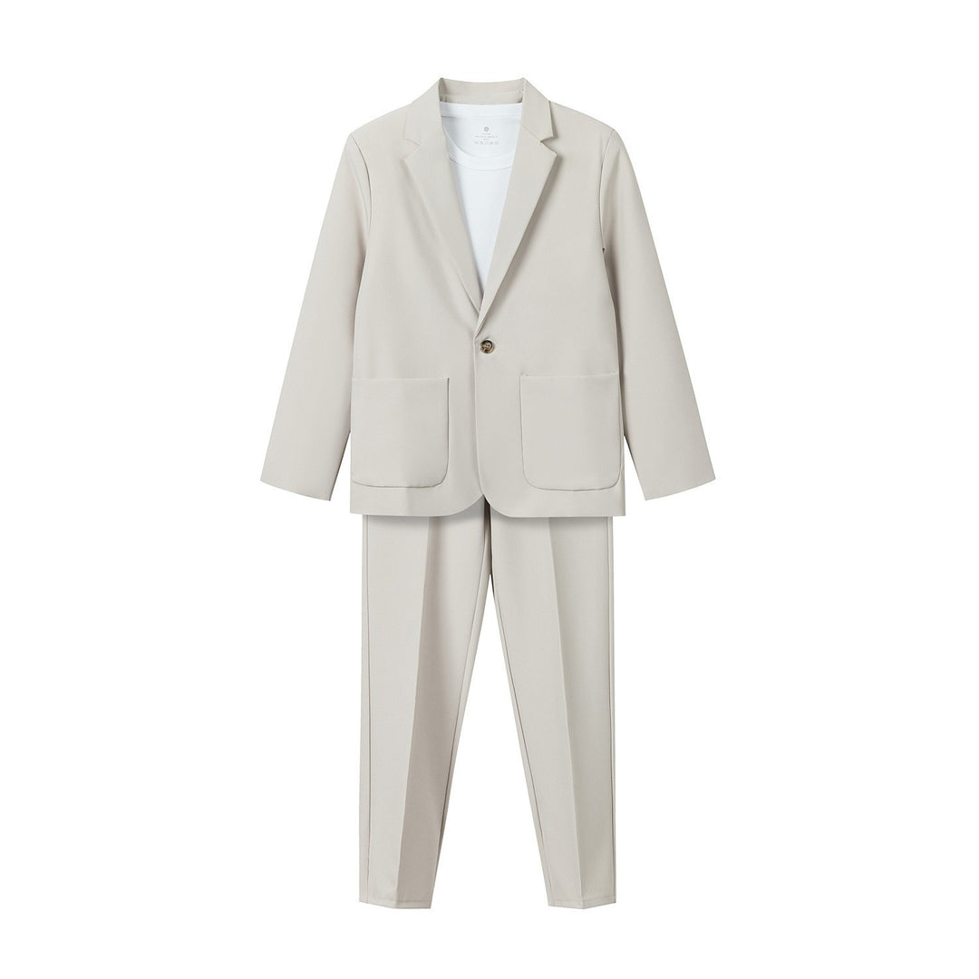 Damen Zweiteiliges Oversize-Blazer- und konisch geschnittene Anzughose-Set Drune