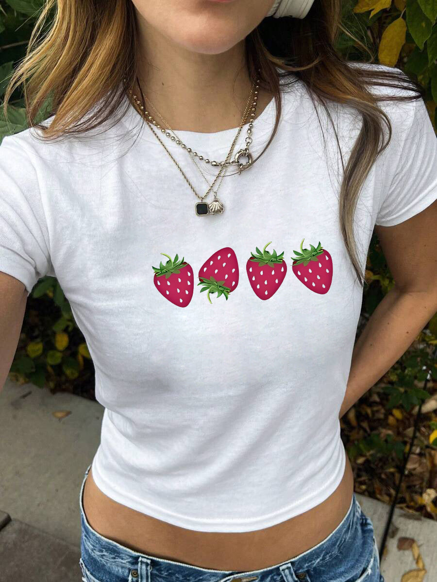 Damen Crop-T-Shirt mit kreativem Bärenmotiv und witzigem Spruch Drune