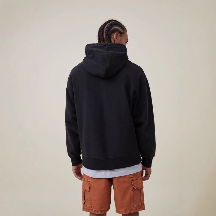 Damen nan oversized Kapuzenpulloverkleid mit Kängurutasche, verlängerter Silhouette und weichem French-Terry Drune